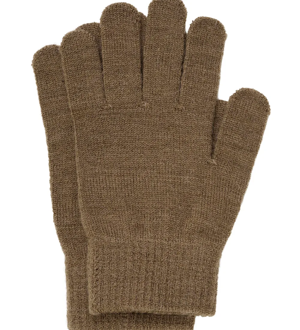 Børn Minymo Handsker Og Luffer>Handsker - 3-pak - Uld - Caribou