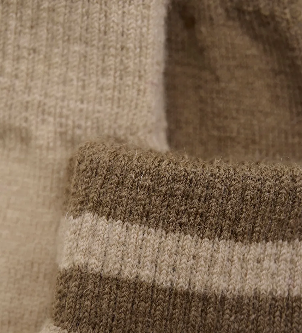 Børn Minymo Handsker Og Luffer>Handsker - 3-pak - Uld - Caribou