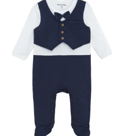 Børn Minymo Heldragter>Heldragt m. fødder - Parisian Night