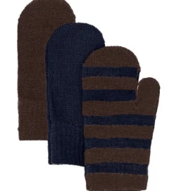 Børn Minymo Handsker Og Luffer>Luffer - 3-pak - Uld - Parisian Night