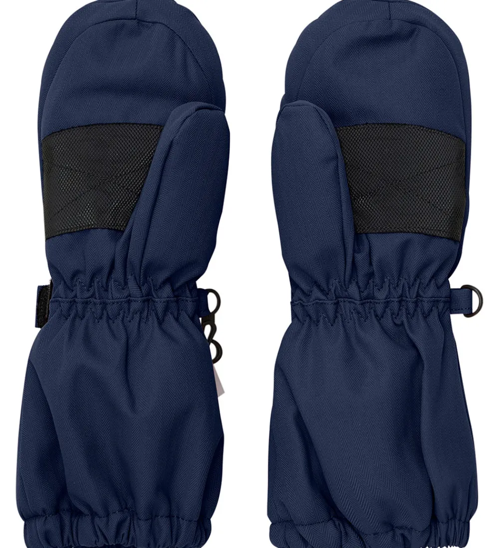 Børn Minymo Handsker Og Luffer|Luffer m. Fleece - Parisian Night