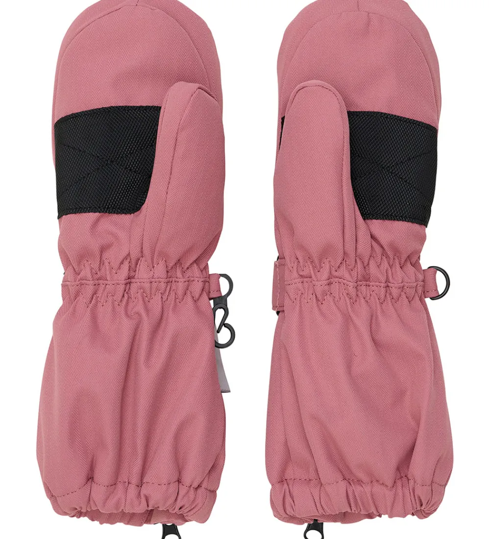 Børn Minymo Handsker Og Luffer>Luffer m. Fleece - Withered Rose
