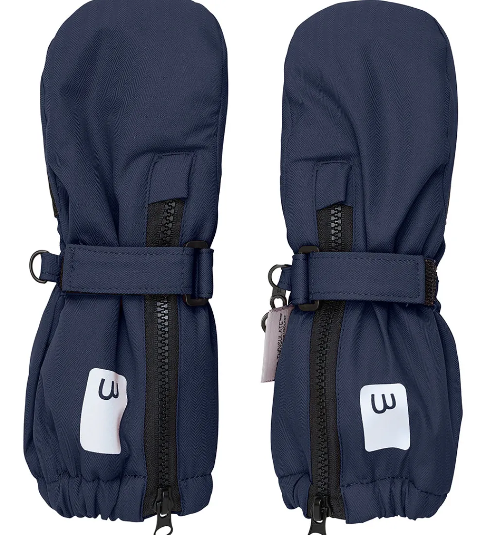 Børn Minymo Handsker Og Luffer>Lufferm. Fleece - Parisian Night