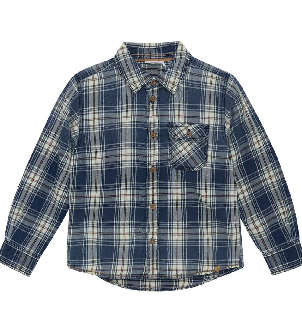 Børn Minymo Skjorter|Skjorte - China Blue