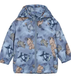 Børn Minymo Softshell>Softshelljakke - Flint Stone m. Print