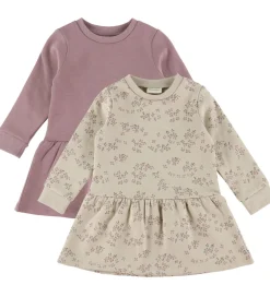 Børn Minymo Basis>Sweatkjoler - 2-pak - Elderberry