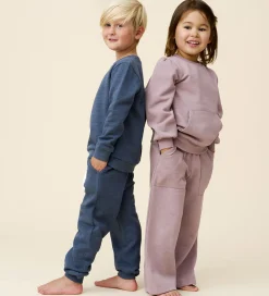 Børn Minymo Basis|Sweatpants - 2-pak - Elderberry/Rainy Day