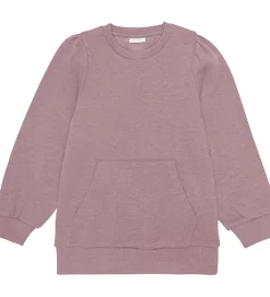 Børn Minymo Basis|Sweatshirt - 2-pak - Elderberry/Rainy Day