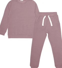 Børn Minymo Basis|Sweatsæt - Elderberry