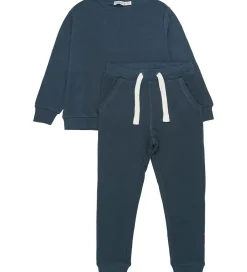 Børn Minymo Basis>Sweatsæt - Ombre Blue