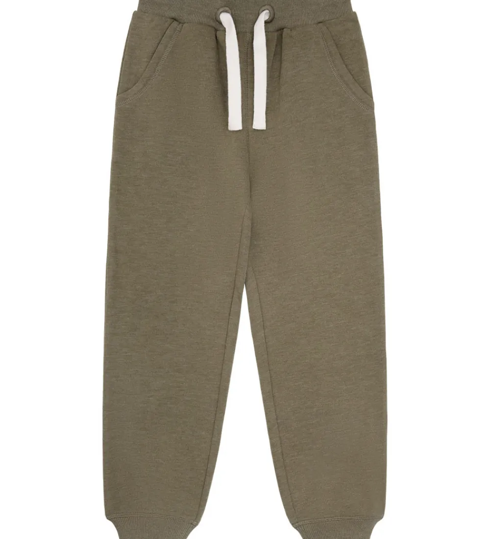 Børn Minymo Basis>Sweatsæt - Vetiver