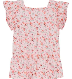 Børn Minymo Toppe>Top - Rosen Quartz m. Blomster