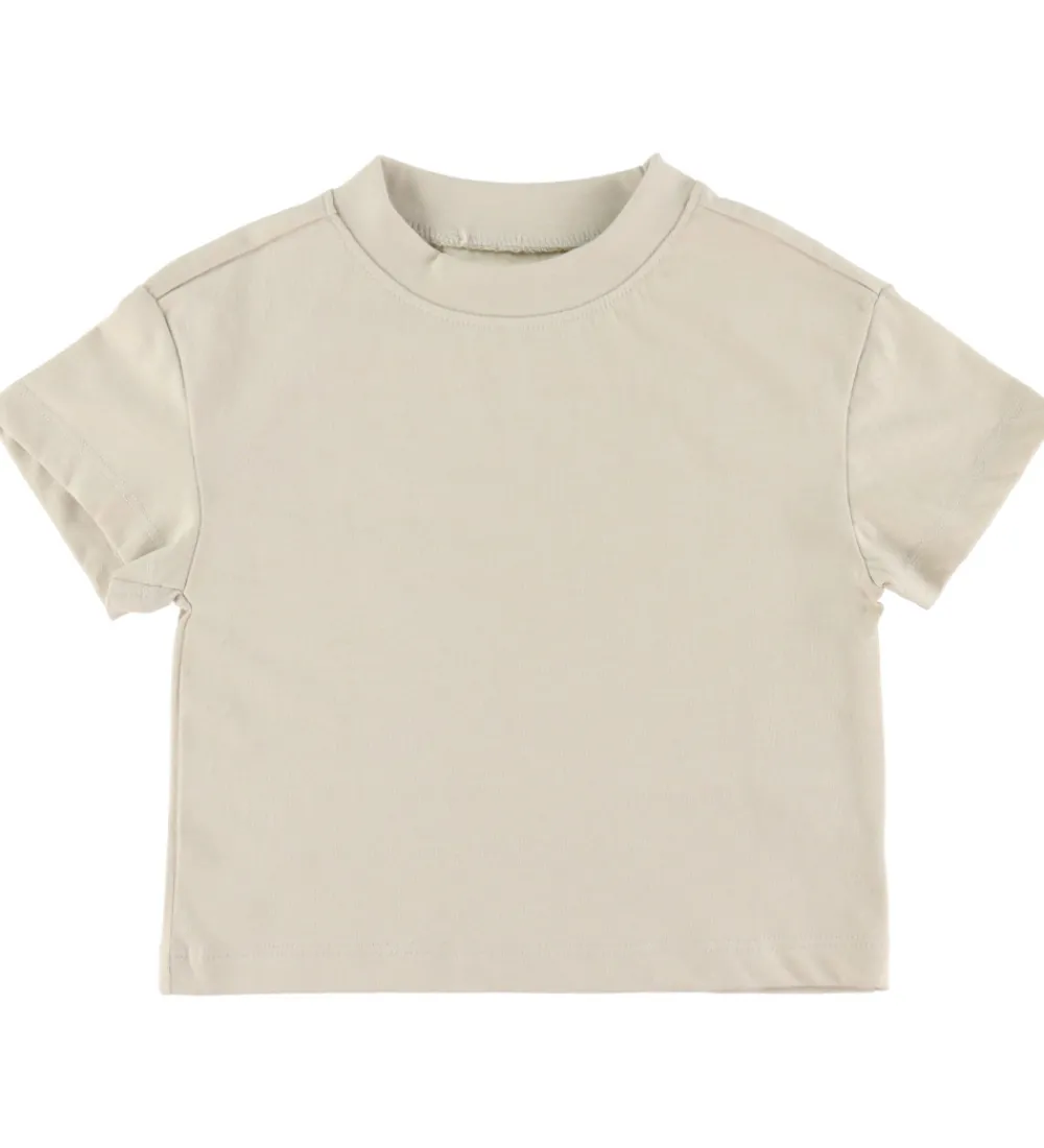 Børn Minymo Basis|T-shirts - Loose Fit - 2-pak - Vetiver