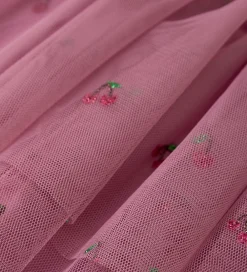 Børn Minymo Nederdele>Tylnederdel - Mauve Orchid m. Kirsebær