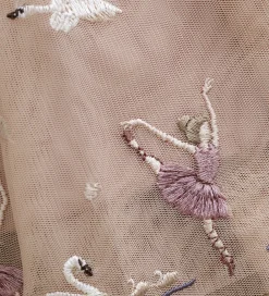 Børn Minymo Nederdele>Tylnederdel - Shadow Gray m. Broderi