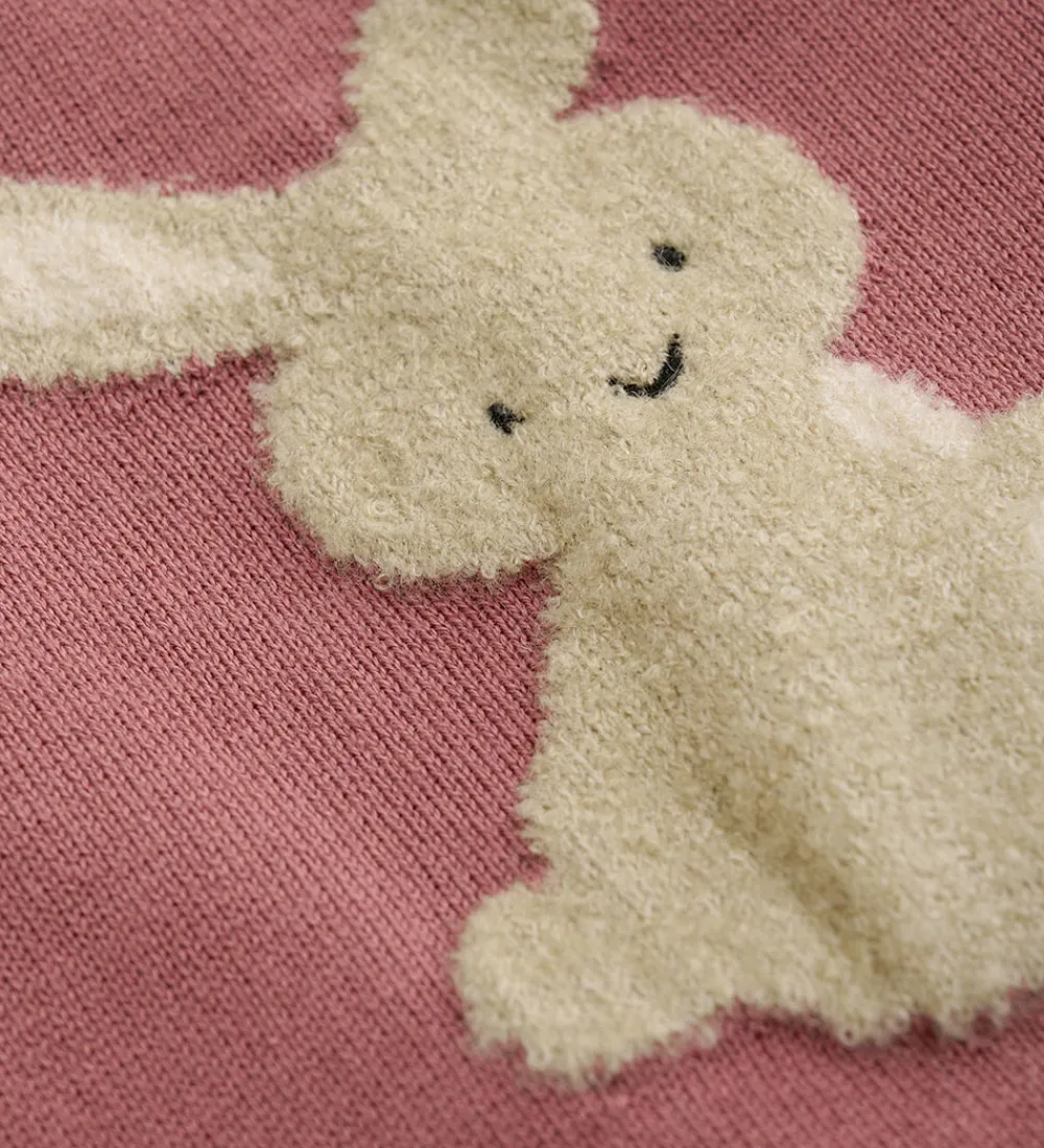 Børn Minymo Veste>Vest Knit - Withered Rose