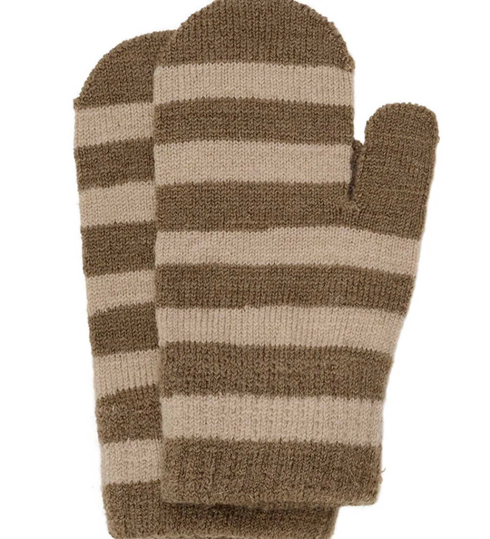 Børn Minymo Handsker Og Luffer|Minyno Luffer - 3-pak - Uld - Caribou