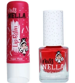 Miss Nella Neglelak>Læbepomade og Neglelak - Duo nr. 2