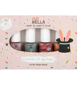 Miss Nella Neglelak|Neglelak - 4-pak - Pink & Green