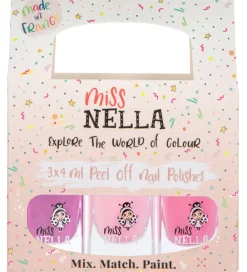 Miss Nella Neglelak|Neglelak - 3-pak - Pastel Farver
