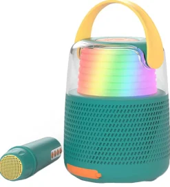 Mobility on Board Musikinstrumenter|Højtalere>Højtaler m. Mikrofon - Karaoke - Blå