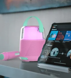 Mobility on Board Højtalere></noscript>Højtaler m. Mikrofon - Karaoke - Rose