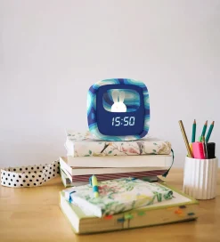 Mobility on Board Ure>Vækkeur m. Lys - Billy Clock - Blue Wave