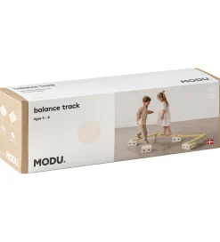 MODU Motorisk Legetøj|Aktivitetslegetøj|Balance Track - 17 Dele - Sand Grey/Honey Yellow