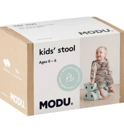 MODU Motorisk Legetøj|Stole|Børneskammel - 4 Dele - Ocean Mint/Forest Green