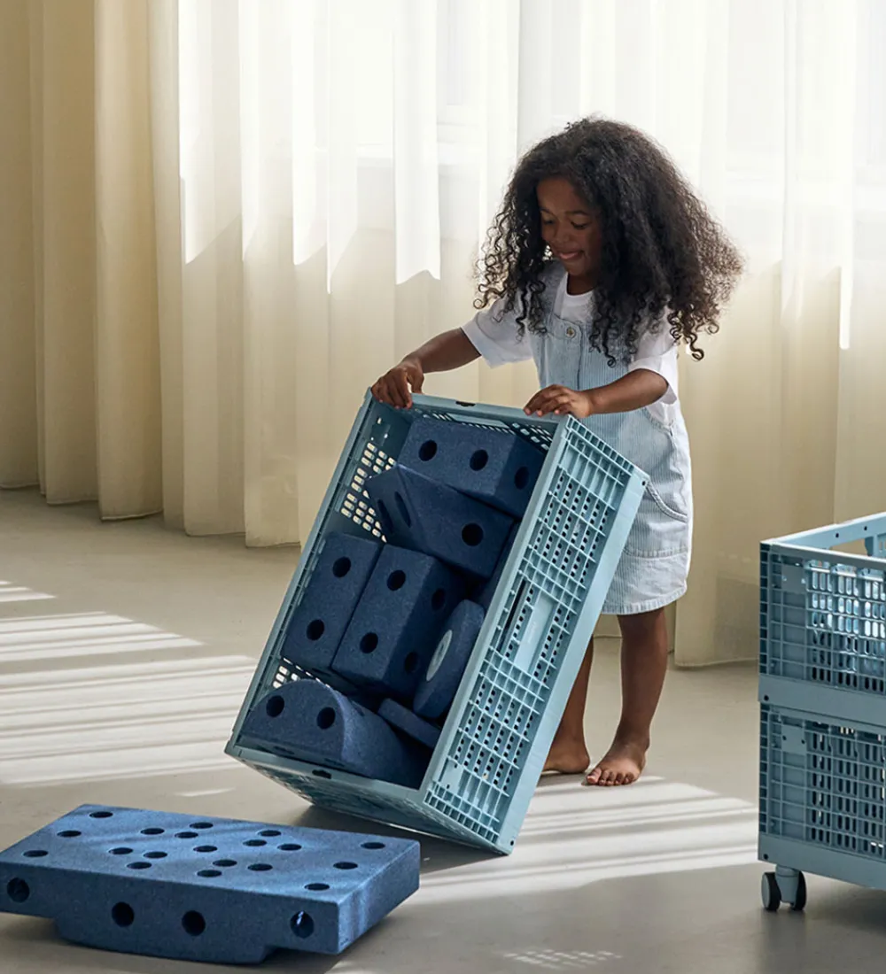 MODU Foldekasser|Opbevaring>Hjul til Foldekasse - 4 stk - Sky Blue