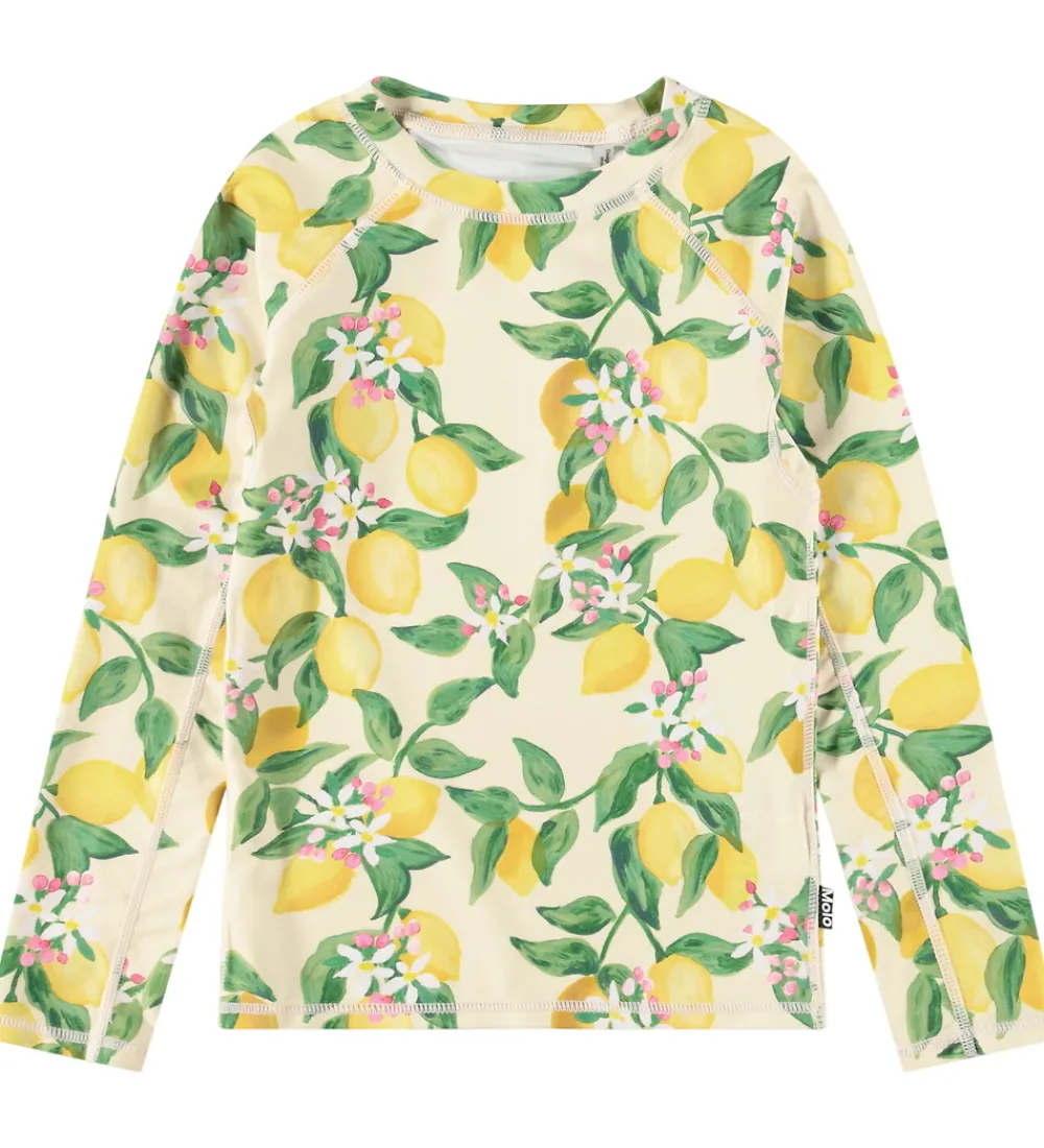 Børn Molo Badetøj>Badebluse - UV50+ - Neptune - Citrus