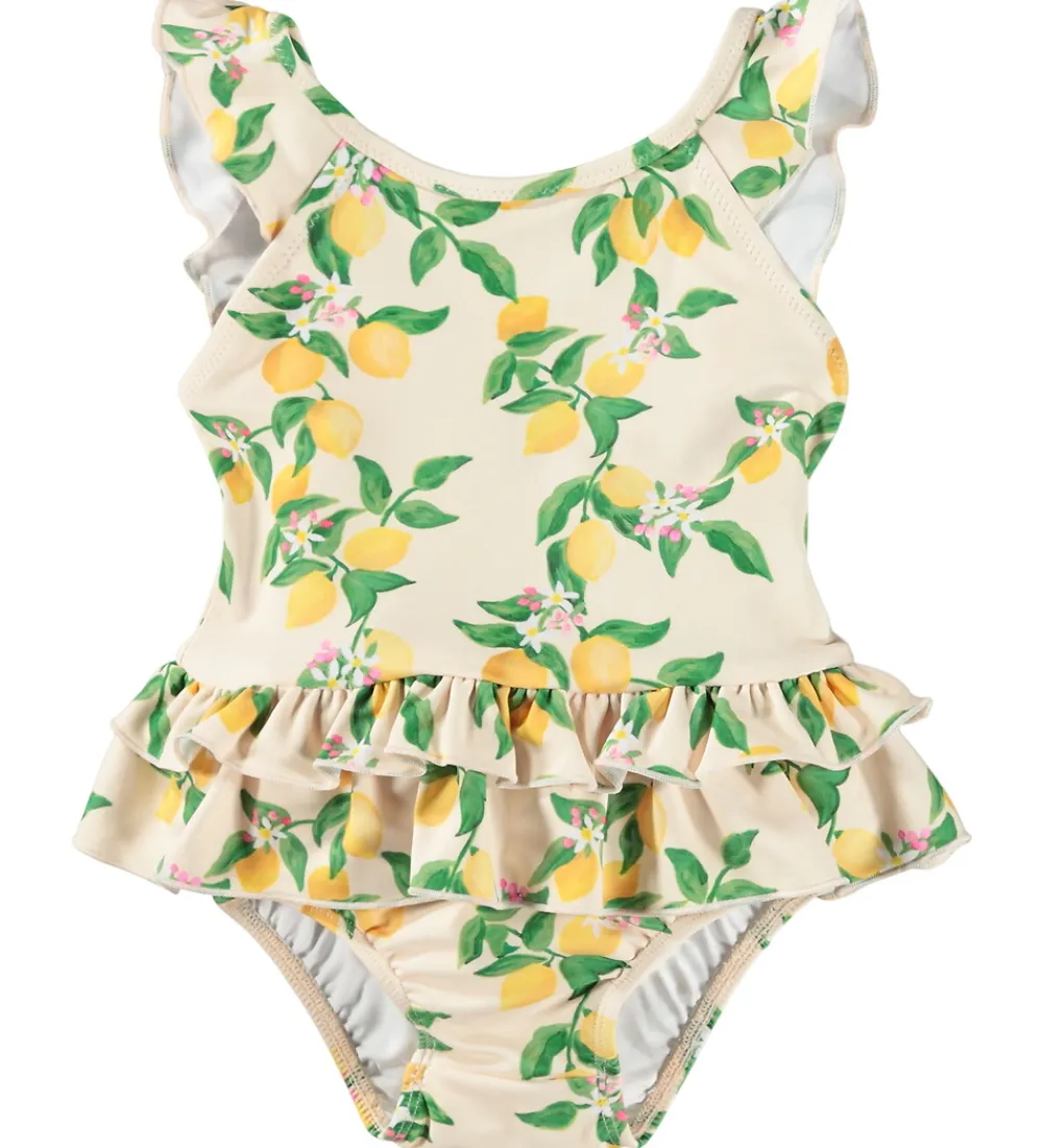 Børn Molo Badetøj>Badedragt - UV50+ - Nalani - Mini Citrus