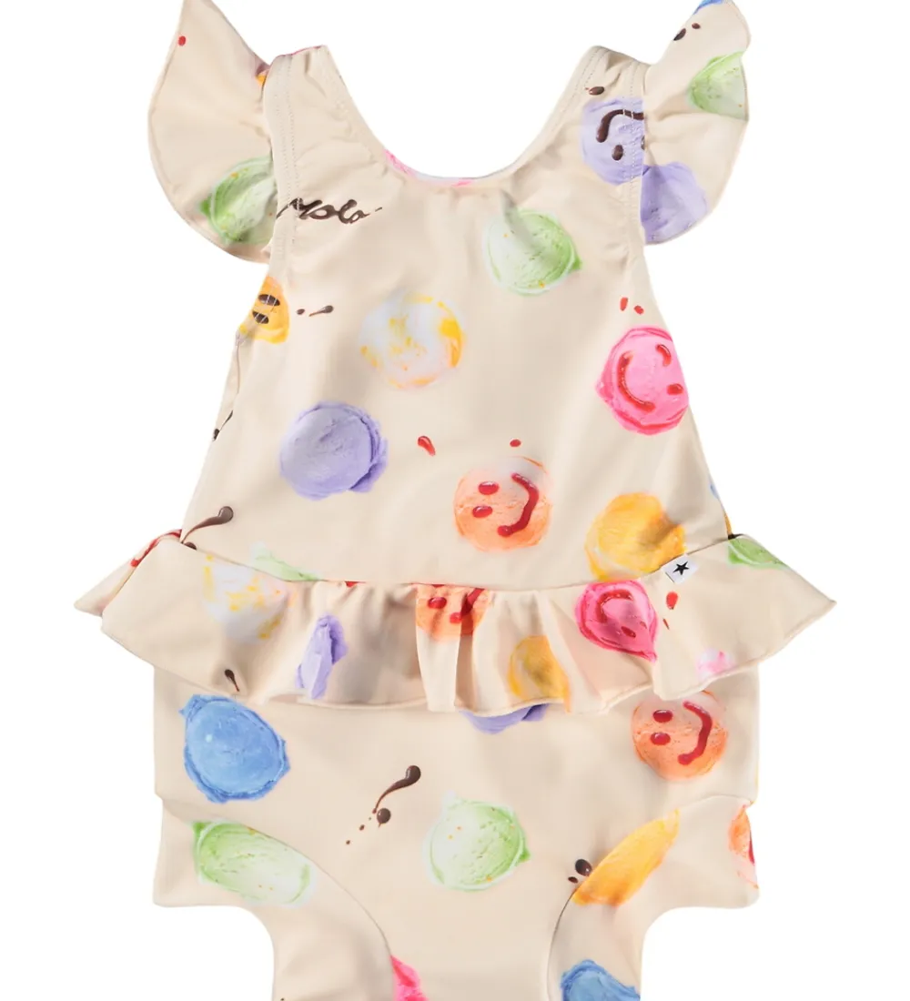 Børn Molo Badetøj|Badedragt - UV50+ - Nandini - Smile Scoops