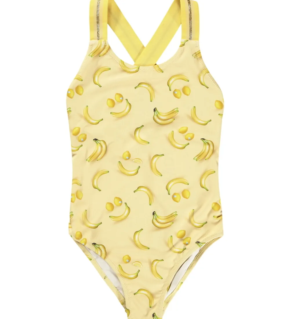 Børn Molo Badetøj|Badedragt - UV50+ - Neve - Lemon Banana