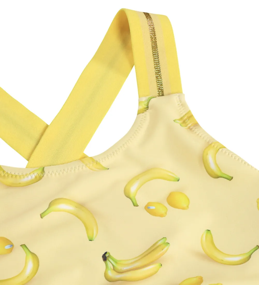 Børn Molo Badetøj|Badedragt - UV50+ - Neve - Lemon Banana