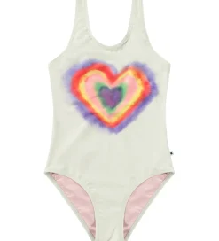 Børn Molo Badetøj|Badedragt - UV50+ - Nika - Rainbow Heart