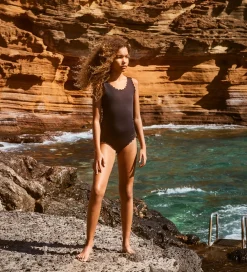 Børn Molo Badetøj></noscript>Badedragt - UV50+ - Noelle - Black