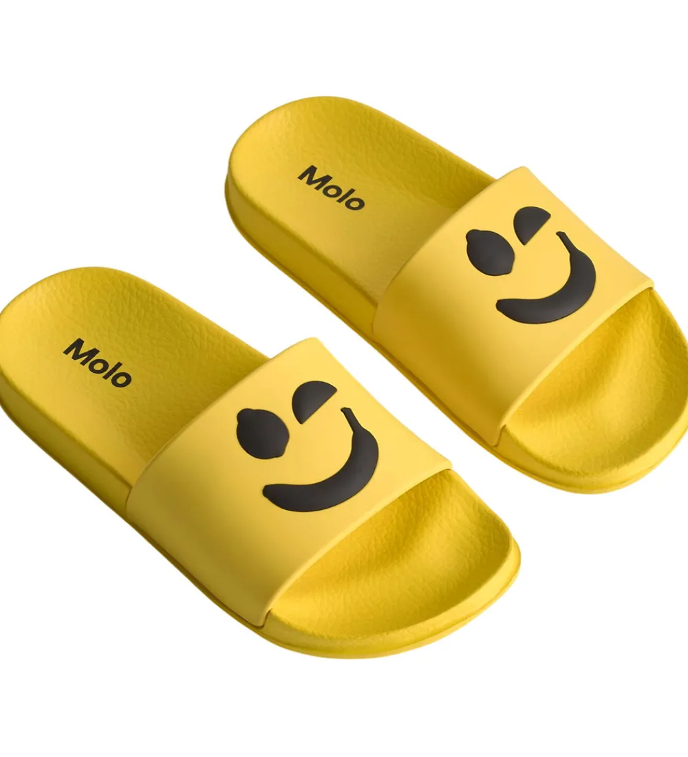 Molo Badesandaler|Badesandaler m. Elastikbånd - Zhappy - Warm Yellow