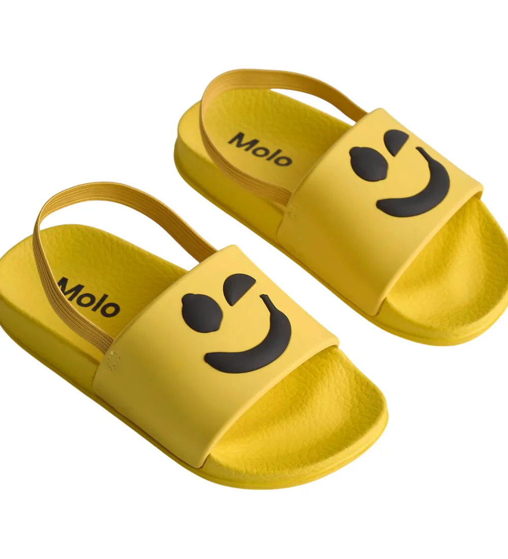 Molo Badesandaler|Badesandaler m. Elastikbånd - Zhappy - Warm Yellow