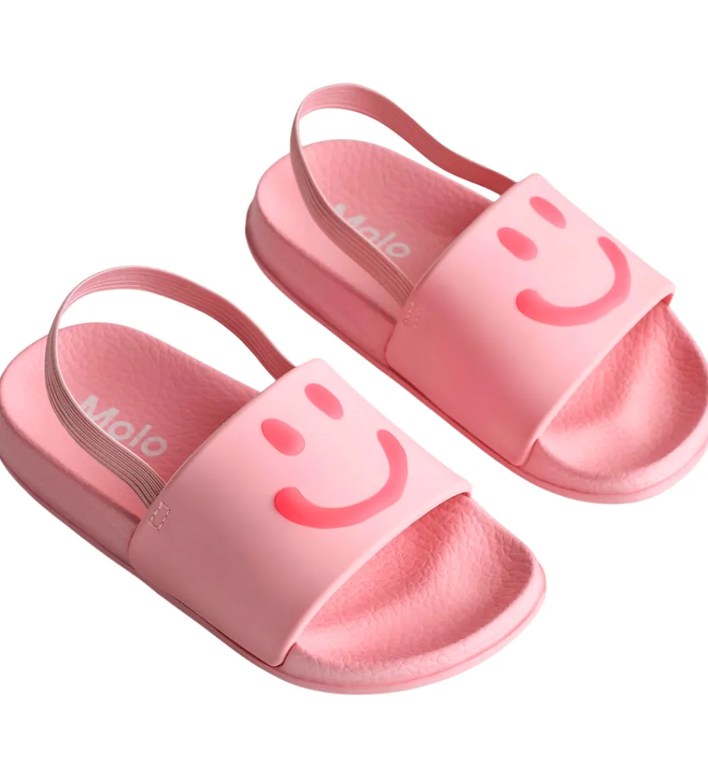 Molo Badesandaler|Badesandaler m. Elastikbånd - Zhappy - Bubble Pink
