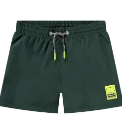 Børn Molo Badetøj|Badeshorts - UV50+ - Niko Solid - Wood Green