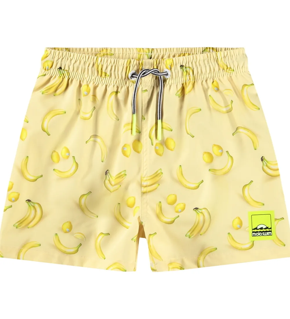 Børn Molo Badetøj>Badeshorts - UV50+ - Niko - Lemon Banana