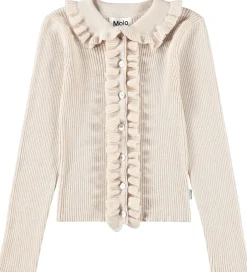 Børn Molo Striktrøjer>Cardigan - Strik - Uld/Bomuld - Gamora - Buttercream