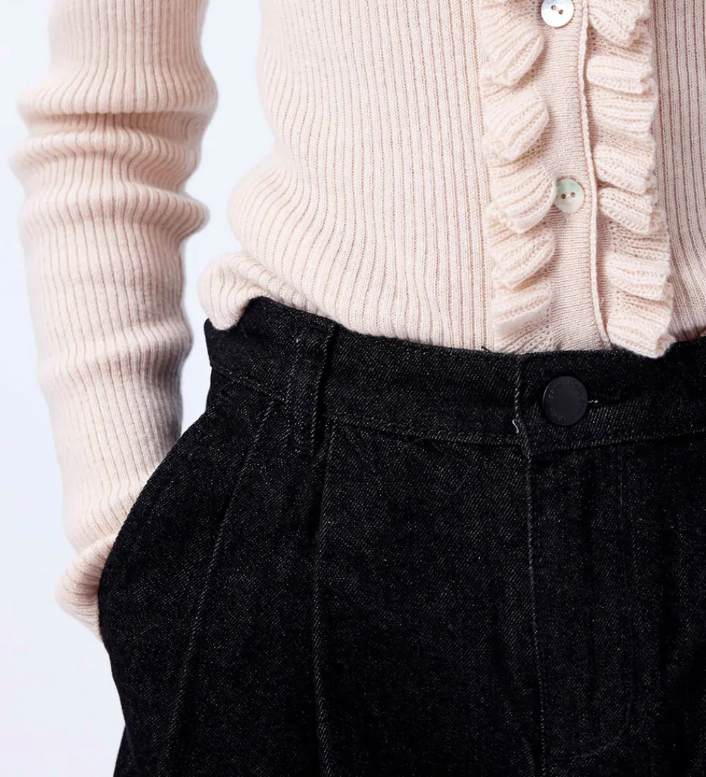 Børn Molo Striktrøjer>Cardigan - Strik - Uld/Bomuld - Gamora - Buttercream