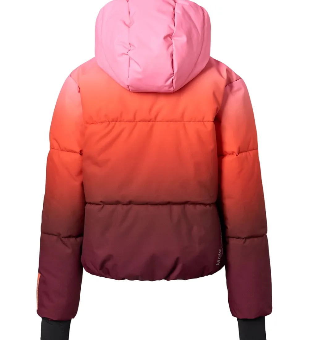 Børn Molo Overgangsjakker|Dunjakker Og Dynejakker|Dynejakke - Hansine Pro - Fiery Red
