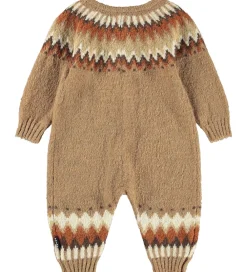 Børn Molo Heldragter>Heldragt - Strik - Uld - Frej - Light Browns