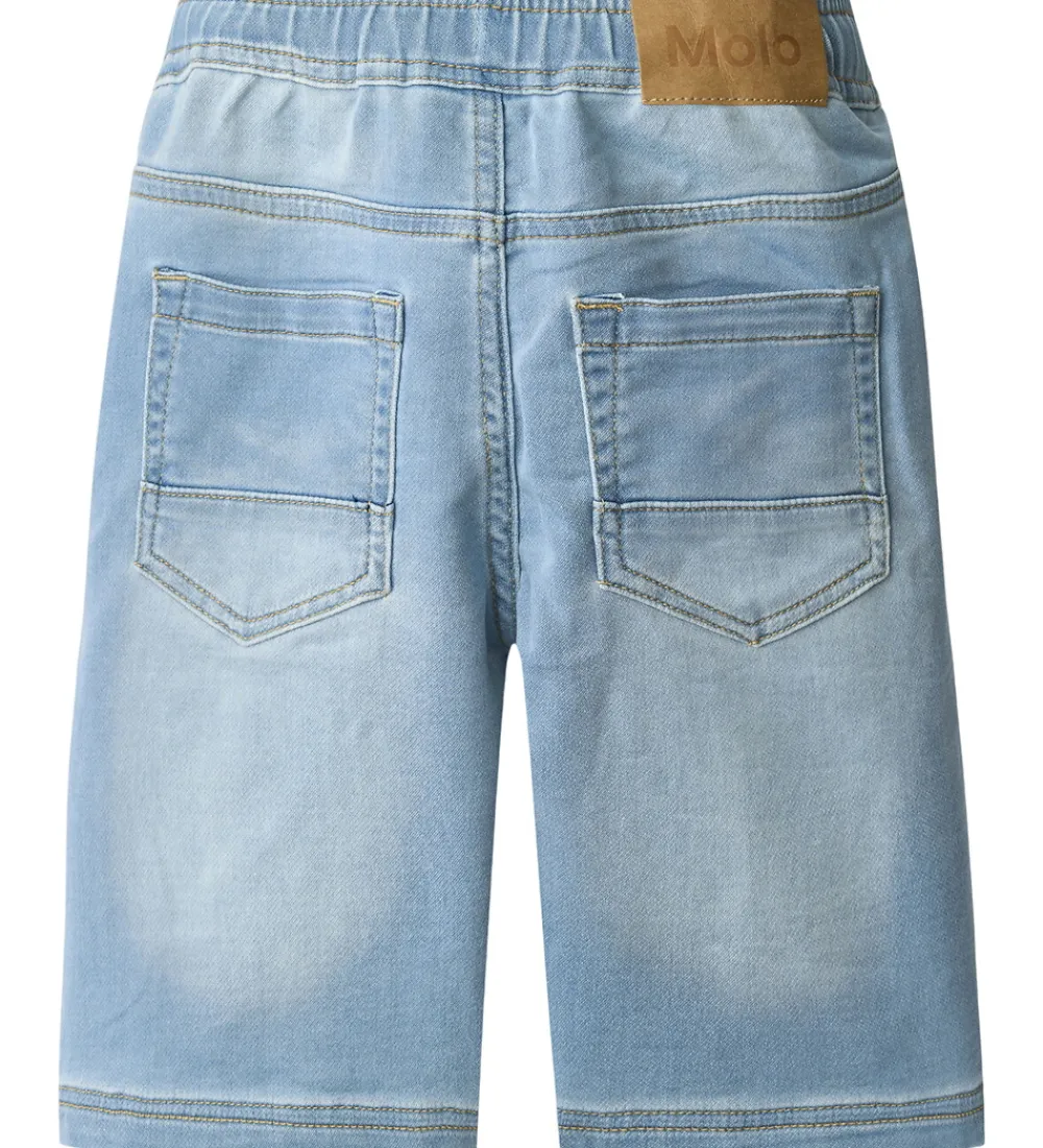 Børn Molo Shorts Og Knickers|Shorts - Denim - Ali - Soft Denim Blue