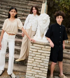 Børn Molo Shorts Og Knickers|Shorts - Hør - Amal - Sort