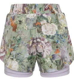 Molo Gymnastiktøj>Shorts - Omari - Green Botanic