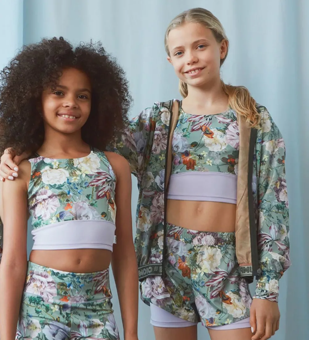 Molo Gymnastiktøj>Shorts - Omari - Green Botanic